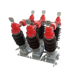 Interruptor de Aislamiento de Alta Tensión para Exteriores de 10KV, Desconectador de Carga GW1-10 Trifásico de Cerámica