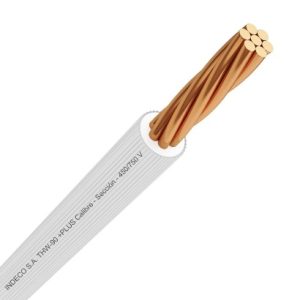 Cable THW-90 450/750 V 10 AWG indeco blanco, negro, azul y rojo 100m
