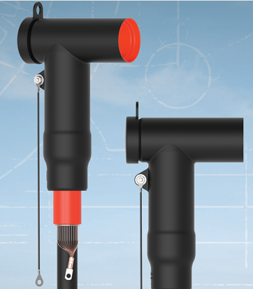 Conectores en T blindados Raychem de TERSTI-68 Para interfaz C, con capacidad de hasta 800 A/42 kV Condiciones Extremas
